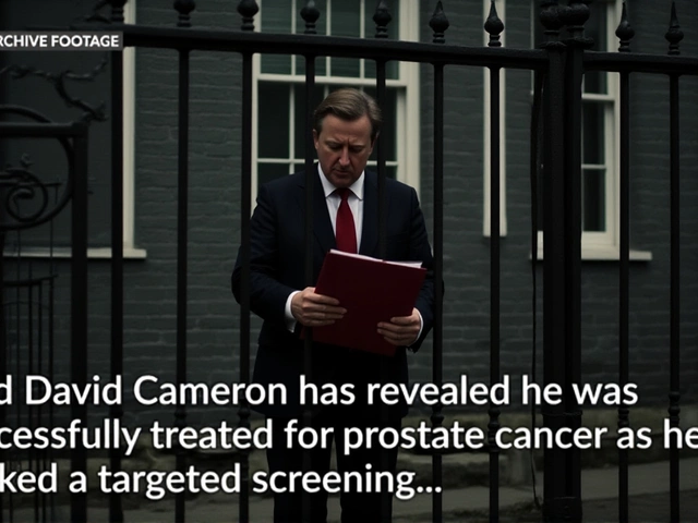 David Cameron Reveals Prostate Cancer Diagnosis, Urges UK Targeted Screening Program